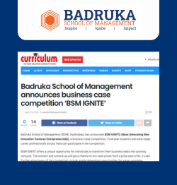 Badruka School of Management announces business case competition ‘BSM IGNITE’