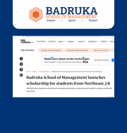 Badruka School of Management launches scholarship for students from Northeast, J-K