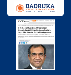 B-Schools Must Blend Theoretical Knowledge With Practical Application, Says BSM Director Dr. Prabhu Aggarwal