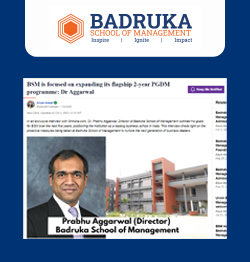BSM is focused on expanding its flagship 2-year PGDM programme: Dr Aggarwal