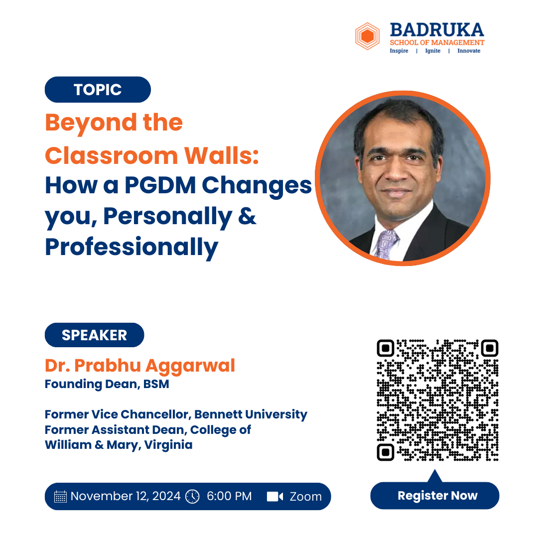 Beyond the Classroom Walls: How a PGDM Transforms You, Personally and Professionally