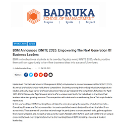 BSM Announces IGNITE 2025: Empowering the Next Generation of Business Leaders